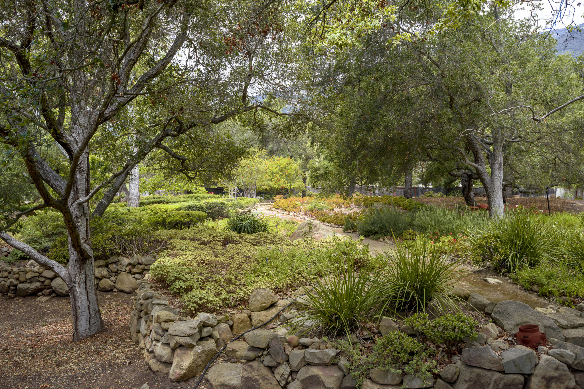 Idyllic wonderland with meandering walking trails and gardens